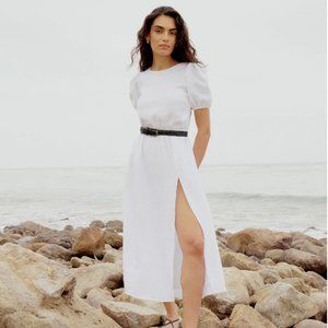 NWT Reformation Anneliese 100% Linen Dress